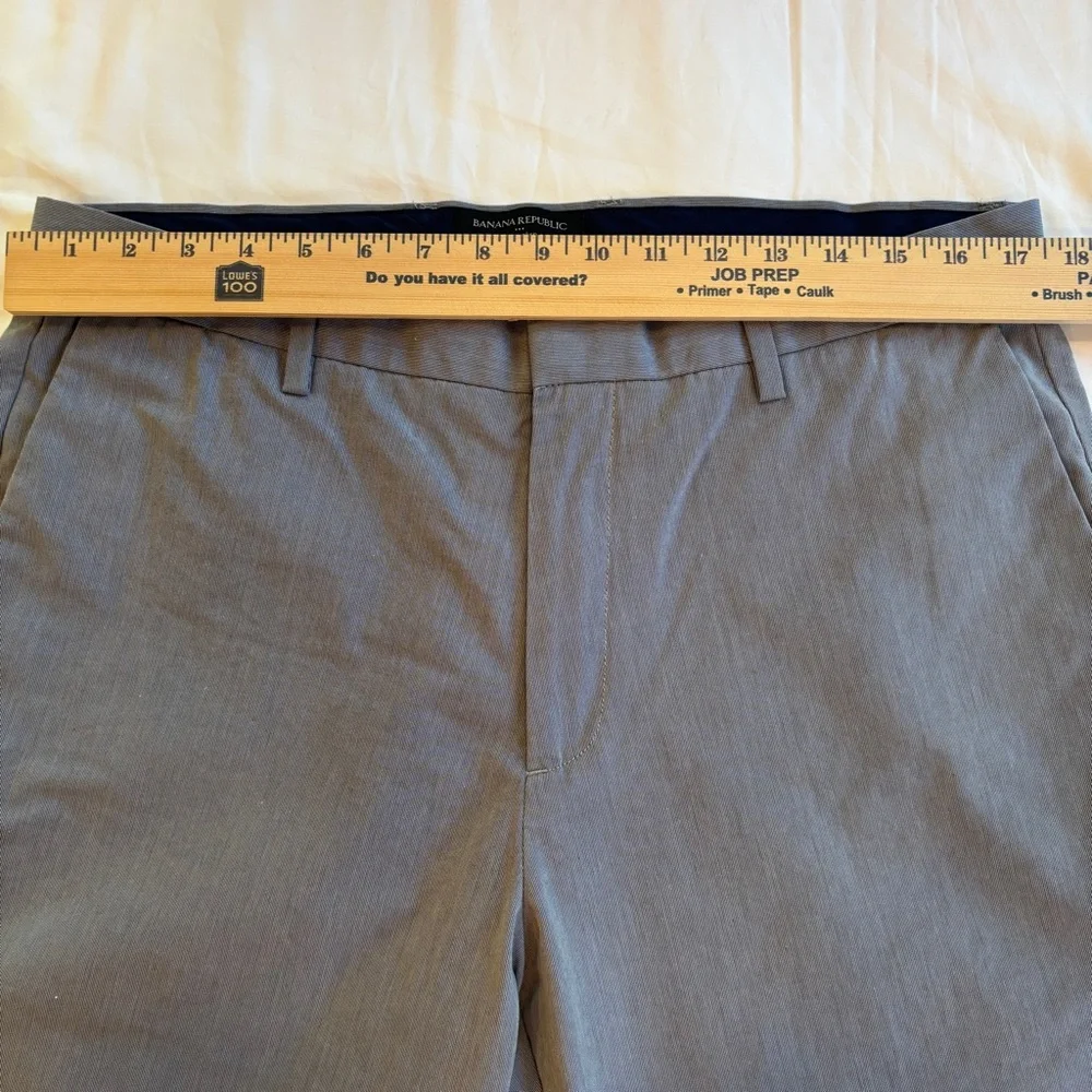 Banana Republic Non-Iron Tailored Slim Fit Dress Pants - 35x32